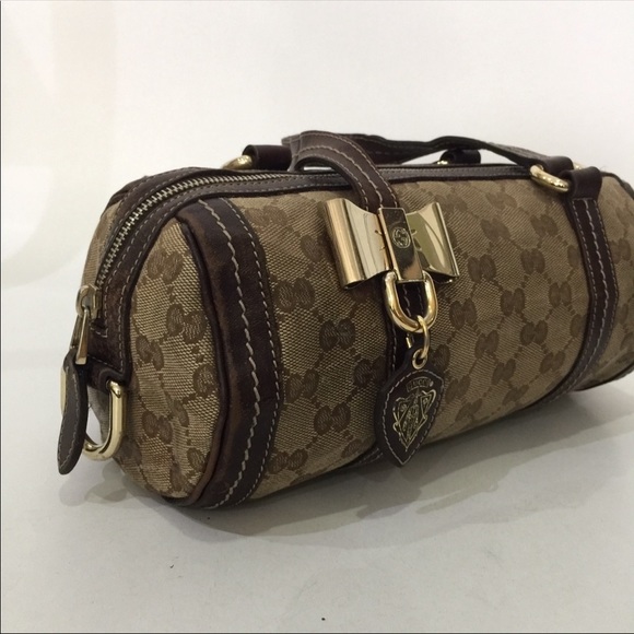 Gucci ebony monogram Mini Duchessa Boston Bag - Picture 2 of 15